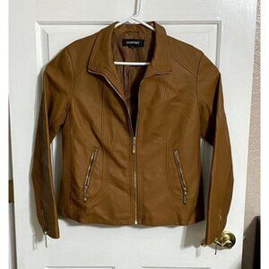 Ellen Tracy Jacket Womens Size L Tan